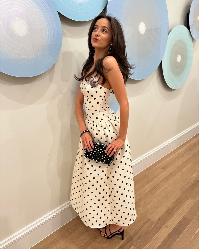 Self-Portrait White polka Dot Dress by Self Portrait - Pickle