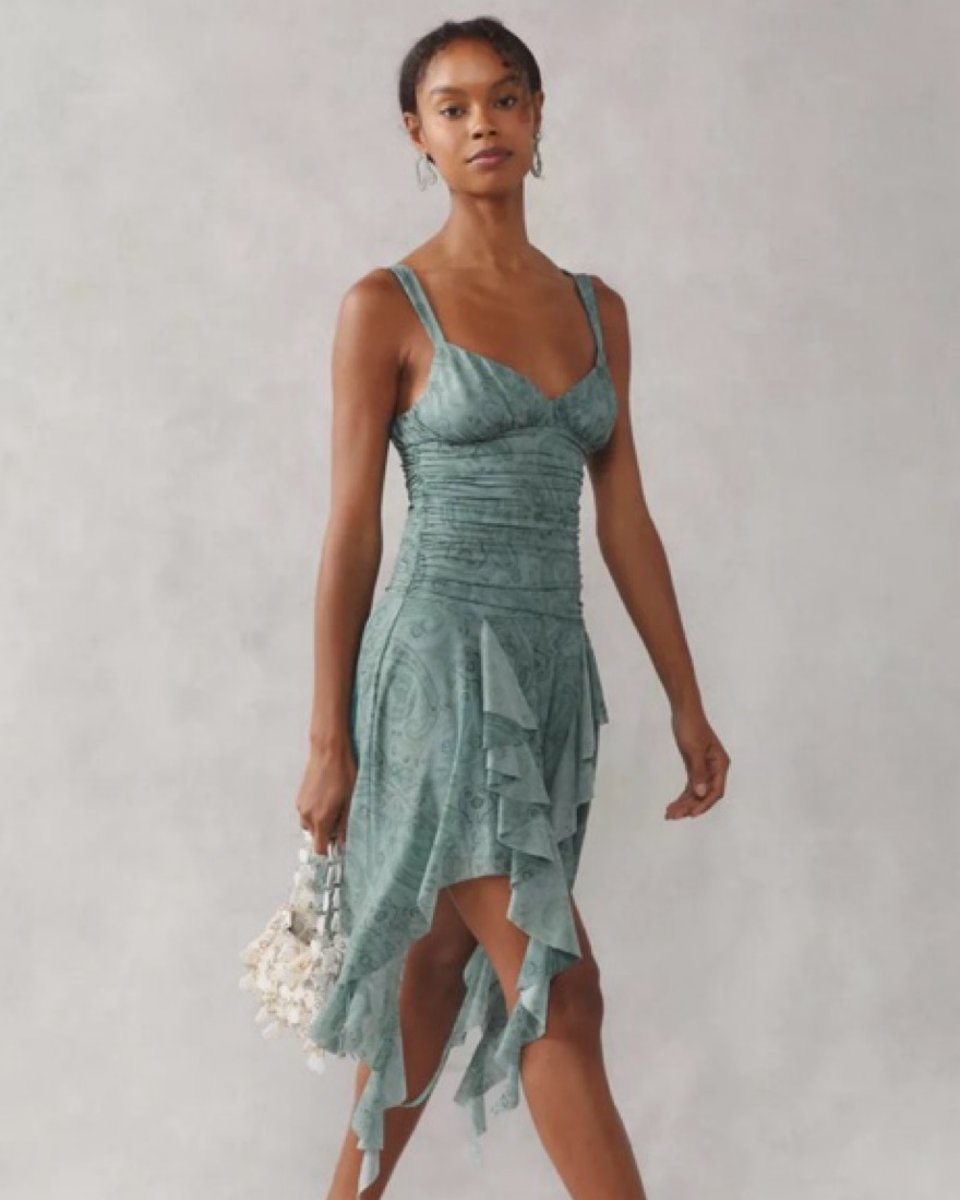 kimchi blue green dress Kimchi Blue - Urban Outfitters main image 1