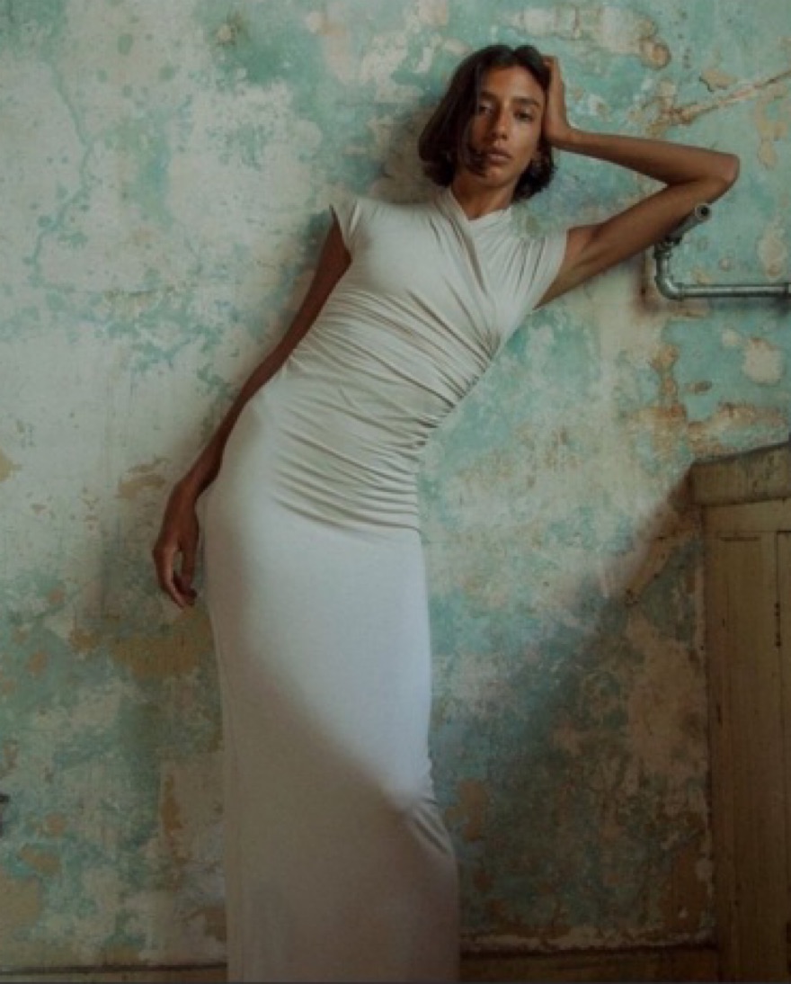 The Line By K Sinea Dress In Clay by The Line by K - Pickle
