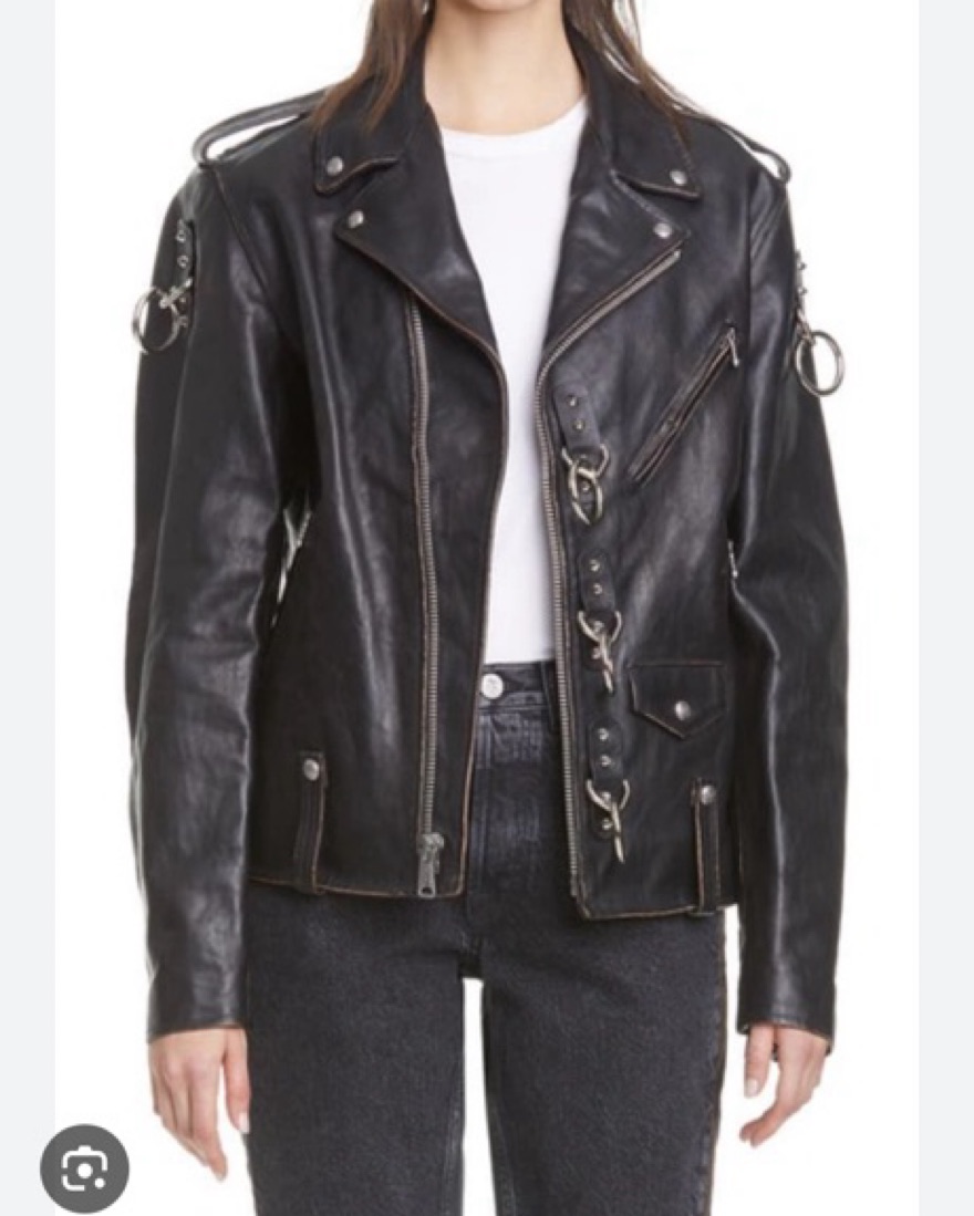 ジャケット・アウター R13 R13LeatherMotoJacket_403661_gr