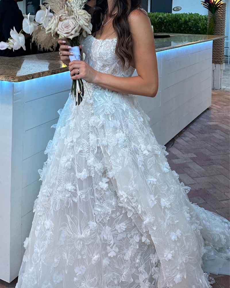 lace wedding dress with spaghetti straps Rustic Lace Applique Mermaid Wedding Dress Spaghetti Strap Chapel Train Bridal Gown w0141 Custom Colors / 20W