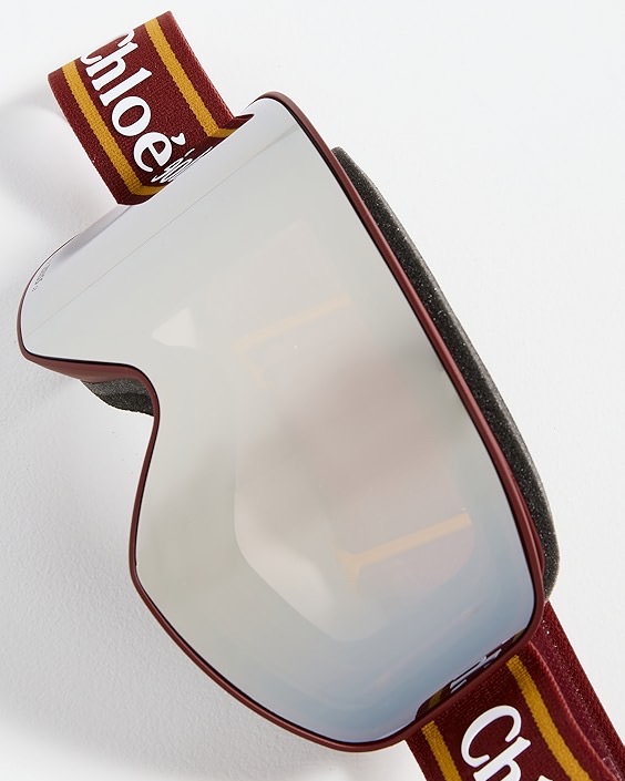 $455 Chloe Ski Goggles Burgundy by Chloe - Pickle