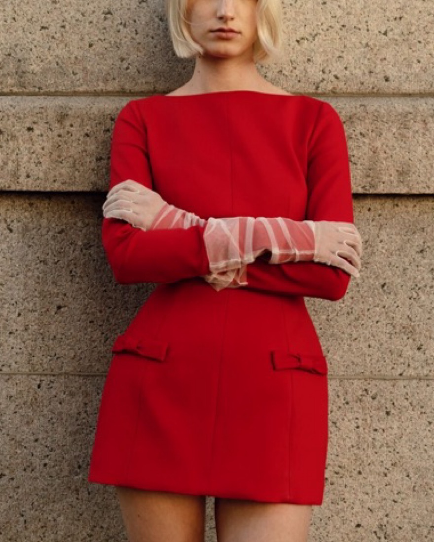 helsa parasol dress red Helsa Curve Red Dress Helsa The Parasol Dress In Red Lyst