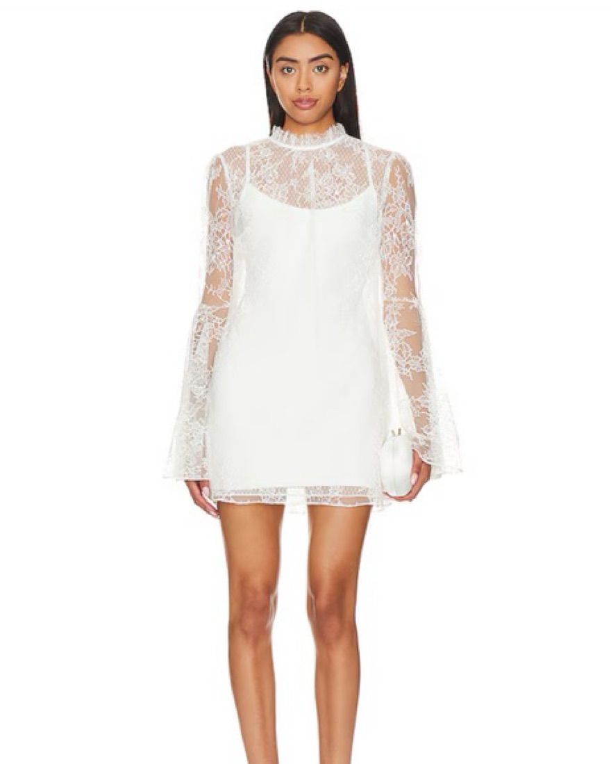 REVOLVE Katie May White Lace Mini Dress by Revolve - Pickle