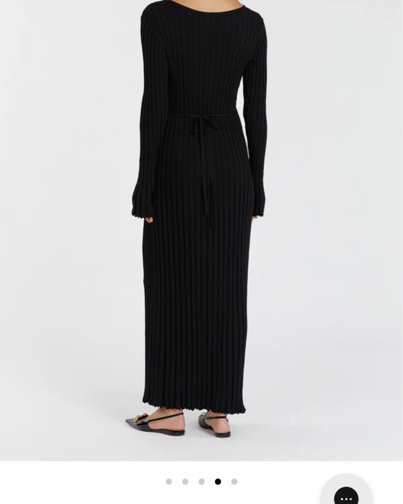 Dissh Reign Black Knit Midi Dress by Dissh - Pickle