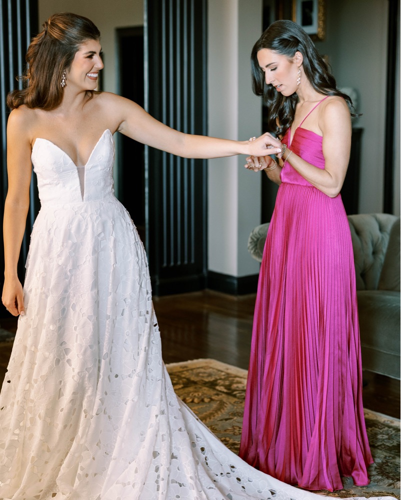 ml monique lhuillier evelyn pleated satin maxi dress ML Monique Lhuillier Dress 8 Prom Evelyn Satin Floral Pleated Gown Prom  Wedding