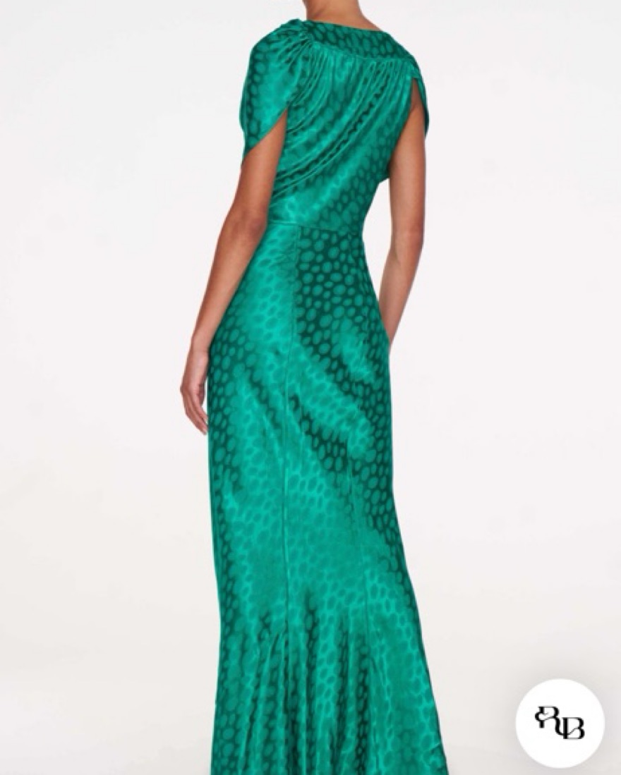 rat and boa odessa dress green Odessa Dress Green