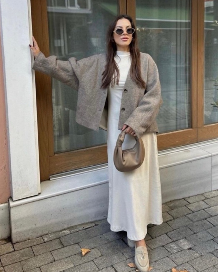 ZARA MANTECOジャケット Zara Manteco Wool Straight Cut Jacket by Zara - Pickle