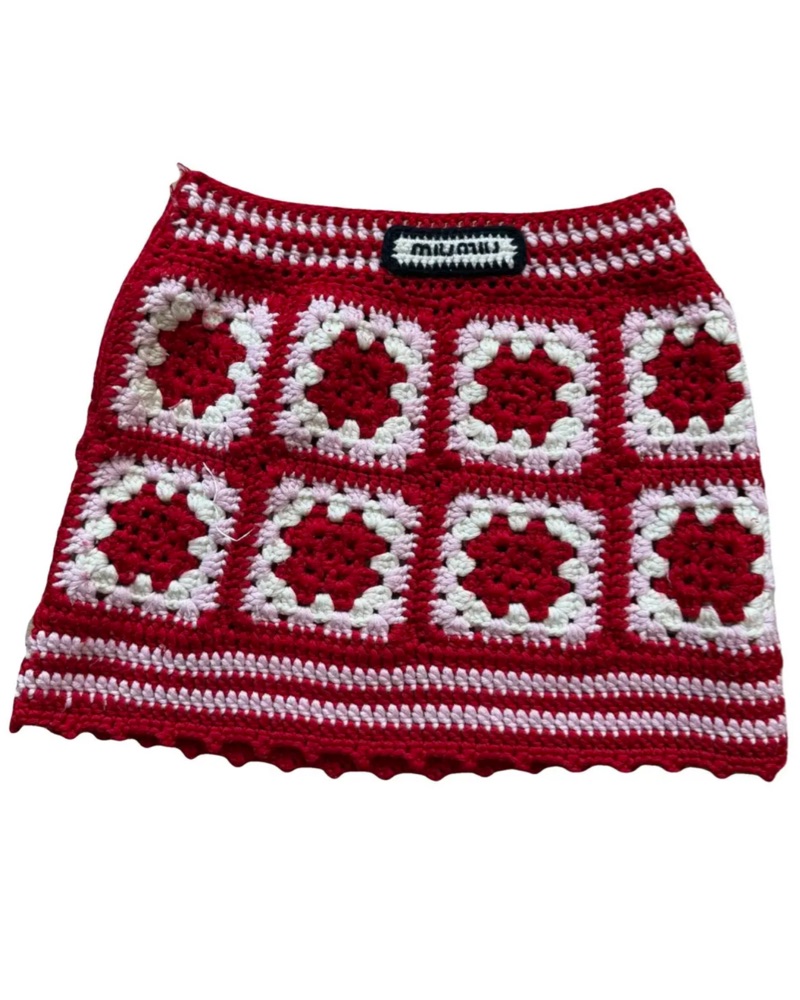 Miu Miu Crochet Skirt by Miu Miu - Pickle