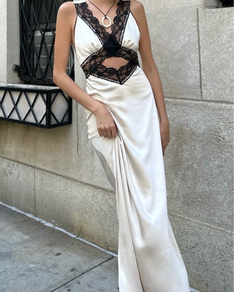 Few Moda X o.p.t. Maxi Silk Dress by o.p.t - Pickle