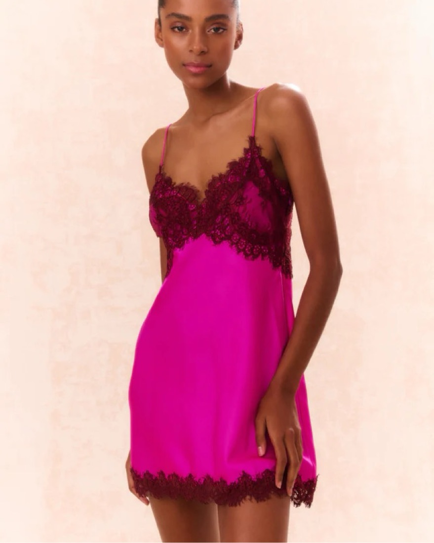 love shack fancy pink slip dress Pink Serita Dress