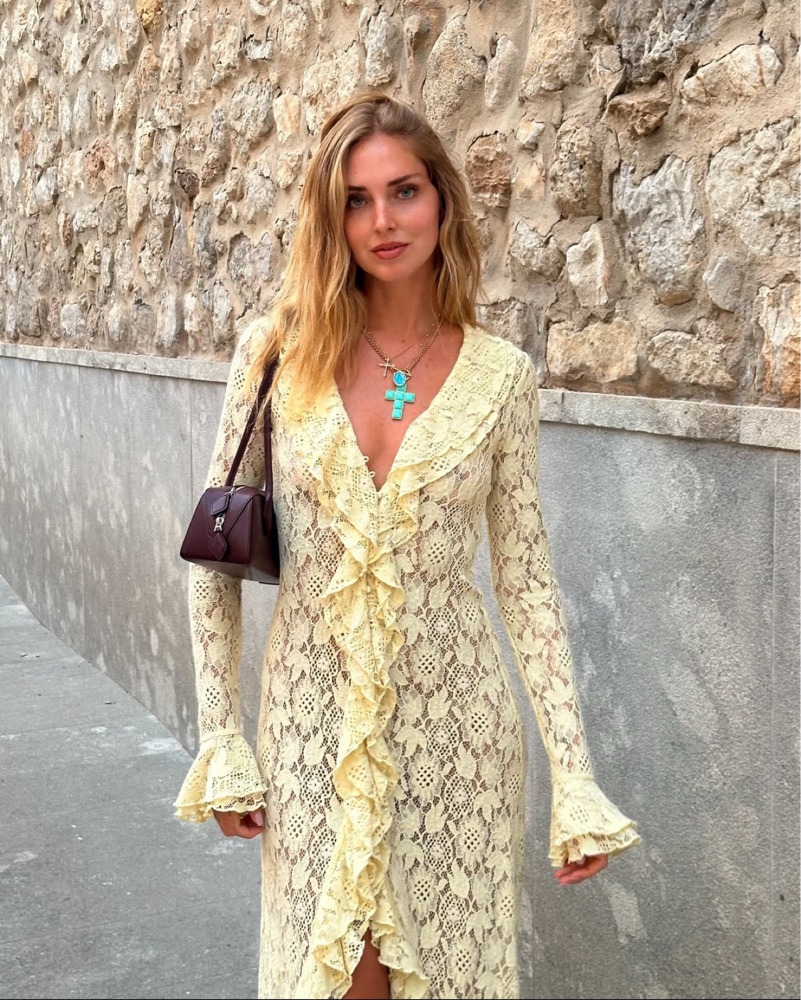 long sleeve summer dress Waterlily dress XL / Ivory main image 0