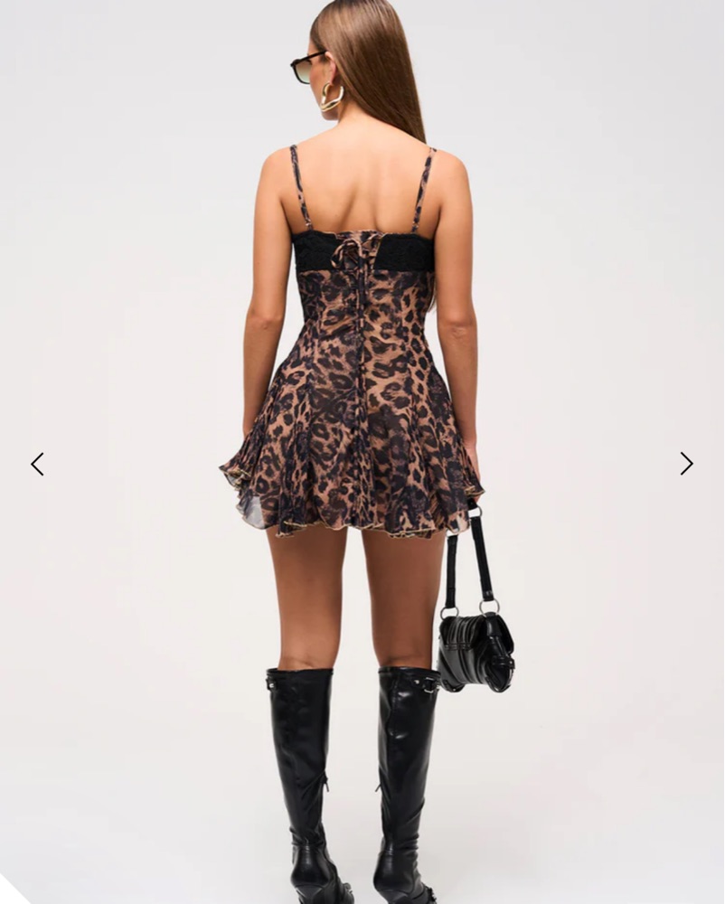 Cheetah Mini Dress by Murci - Pickle