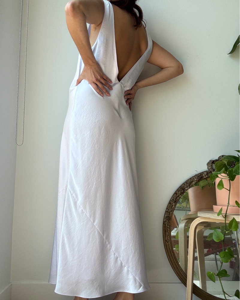 Aritzia Wilfred Icy Lavender Slip Dress by Wilfred - Pickle