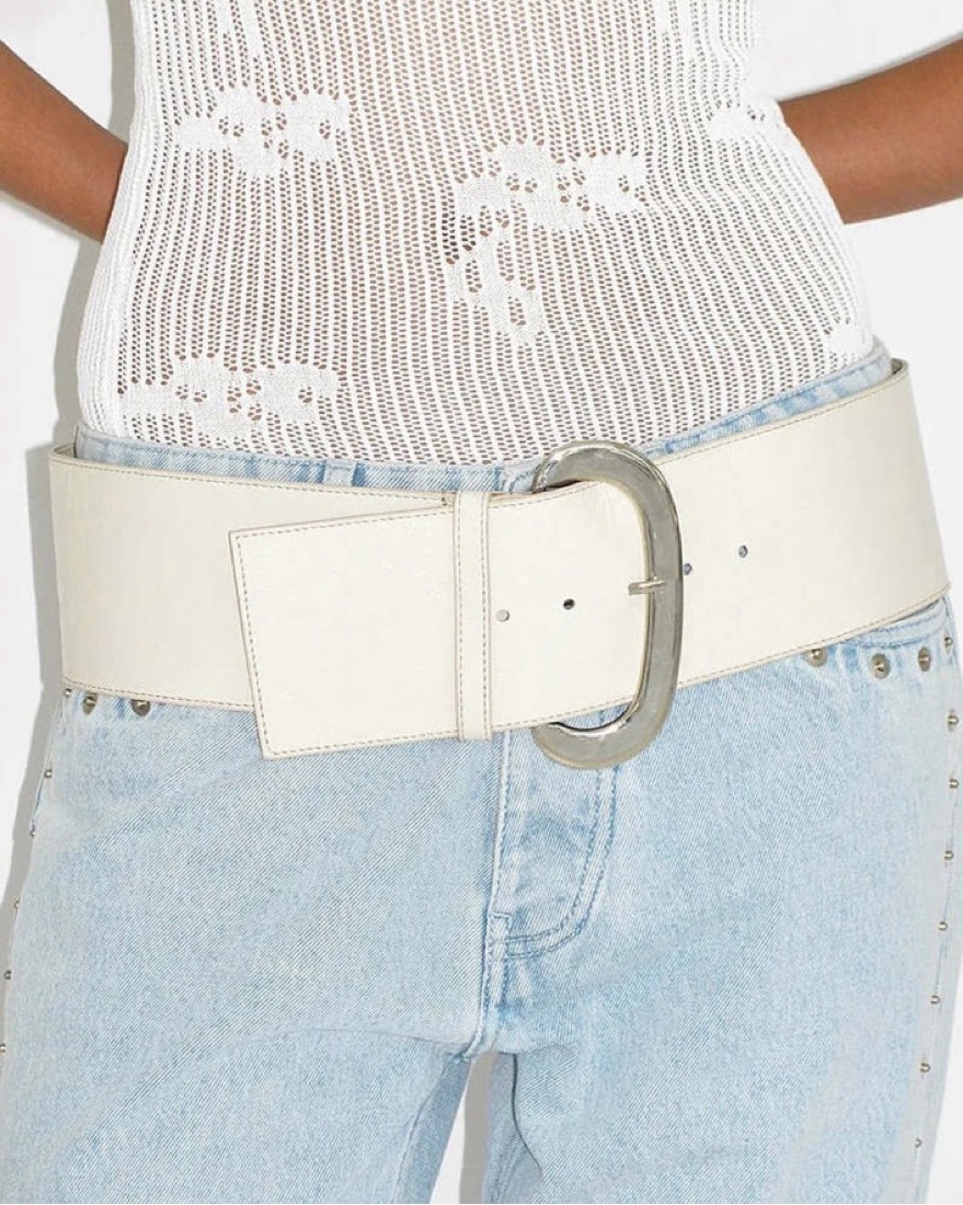 Paloma Wool ギルダベルト Gilda Belt ホワイト Paloma Wool White Belt by Paloma Wool - Pickle