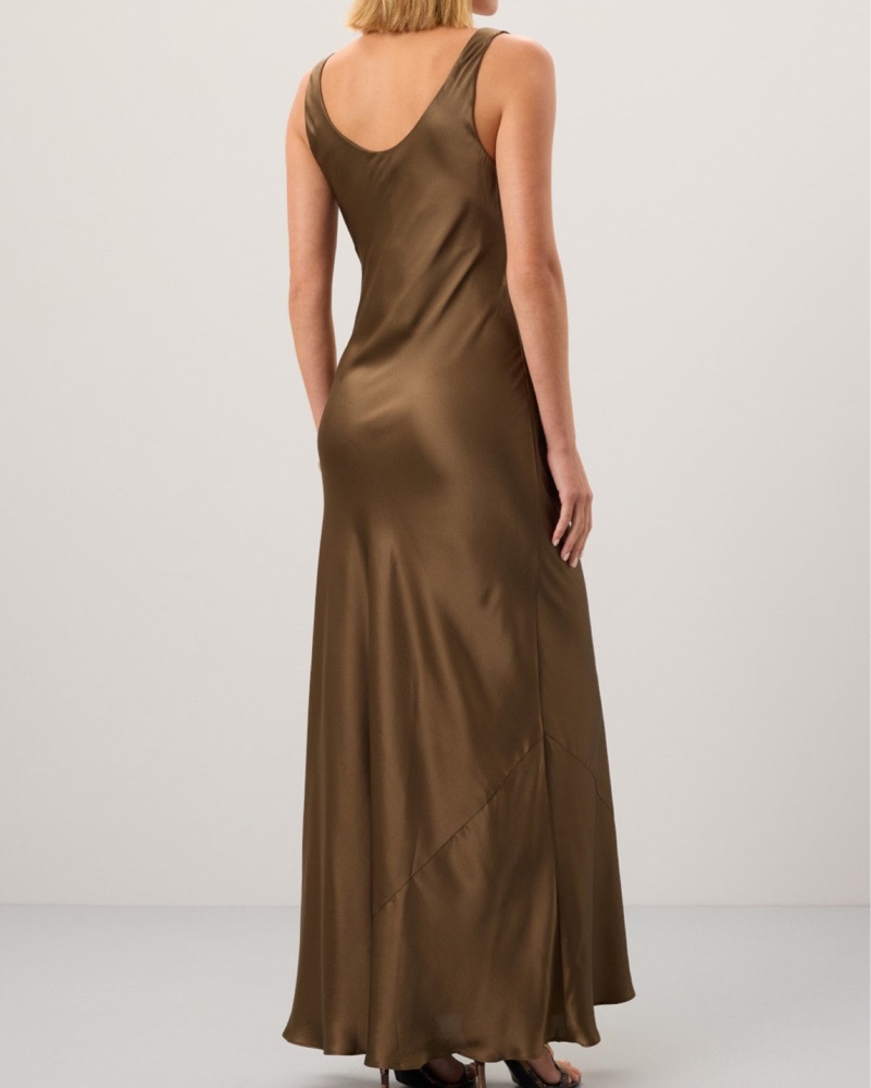 Reformation Annabelle Silk Dress by Reformation - Pickle
