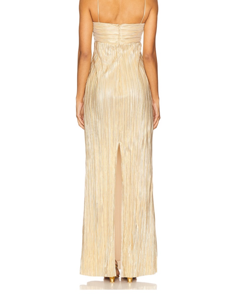 lovers and friends gold dress Lovers + Friends main image 0