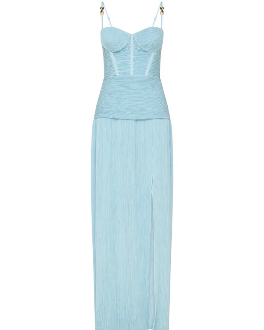 manning cartell double time pleat maxi dress Manning Cartell Double Time Pleat Dress | Pink Wedding Guest Dress, Pink  Formal Dress by Manning Cartell