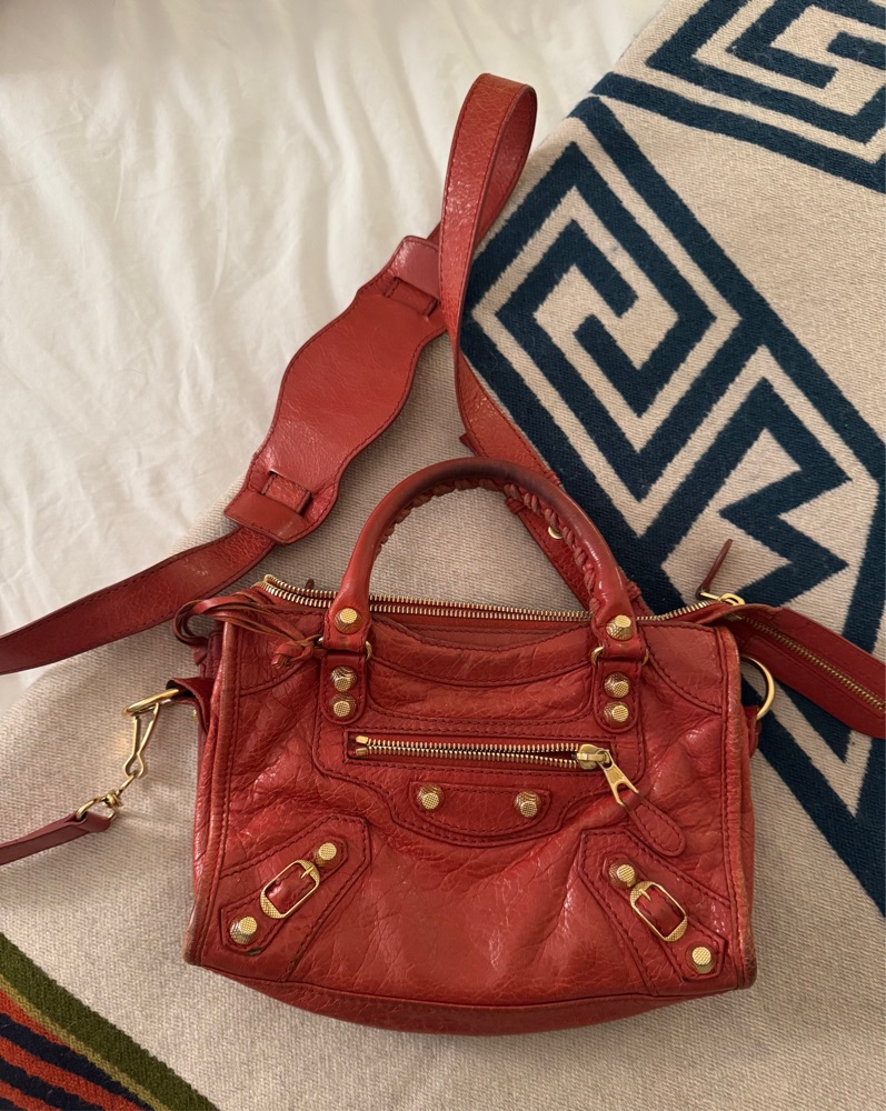 Vintage Balenciaga City Bag by Balenciaga - Pickle