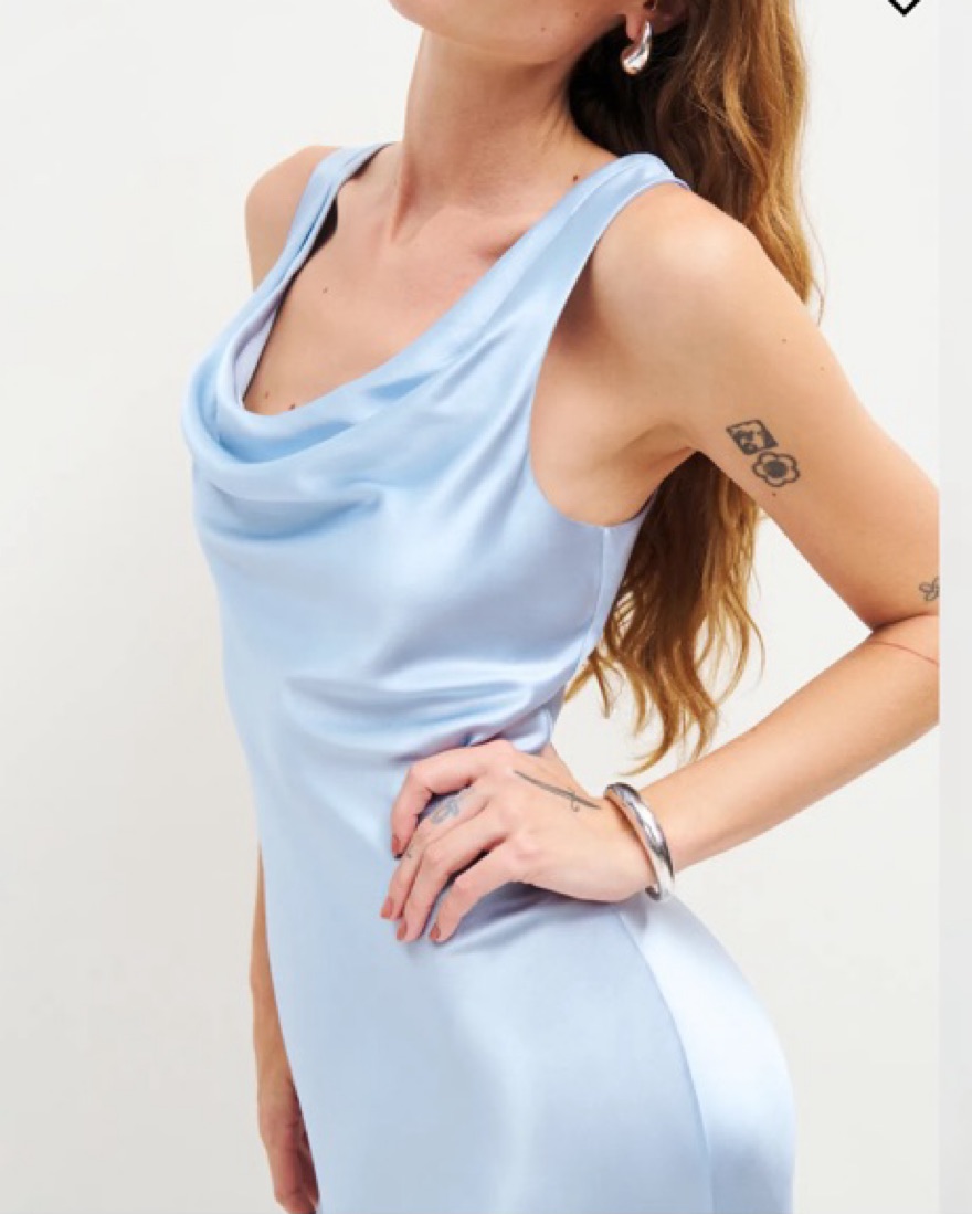 asos blue embroidered dress Annabelle Floral Blockprint Maxi Dress