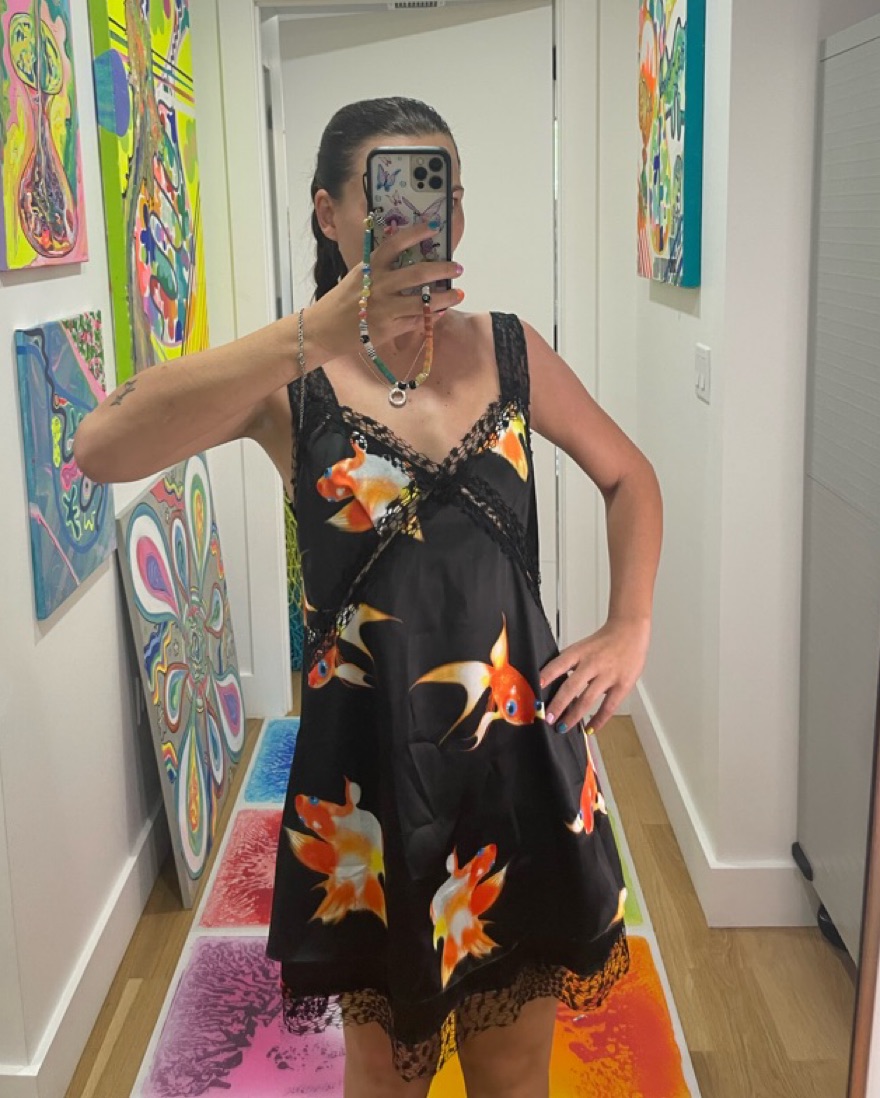 heaven by marc jacobs 金魚ワンピース Y2K Heaven MJ Goldfish Slip by Marc Jacobs - Pickle