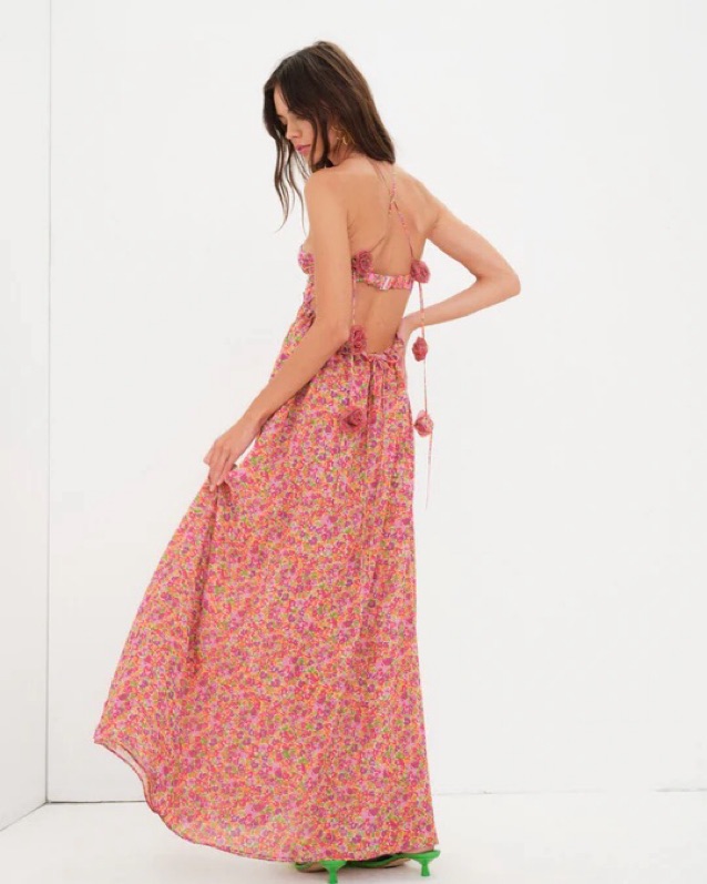 heart and hips maxi dress Stolen Stores MS. HEART Black OPEN BACK DRESS