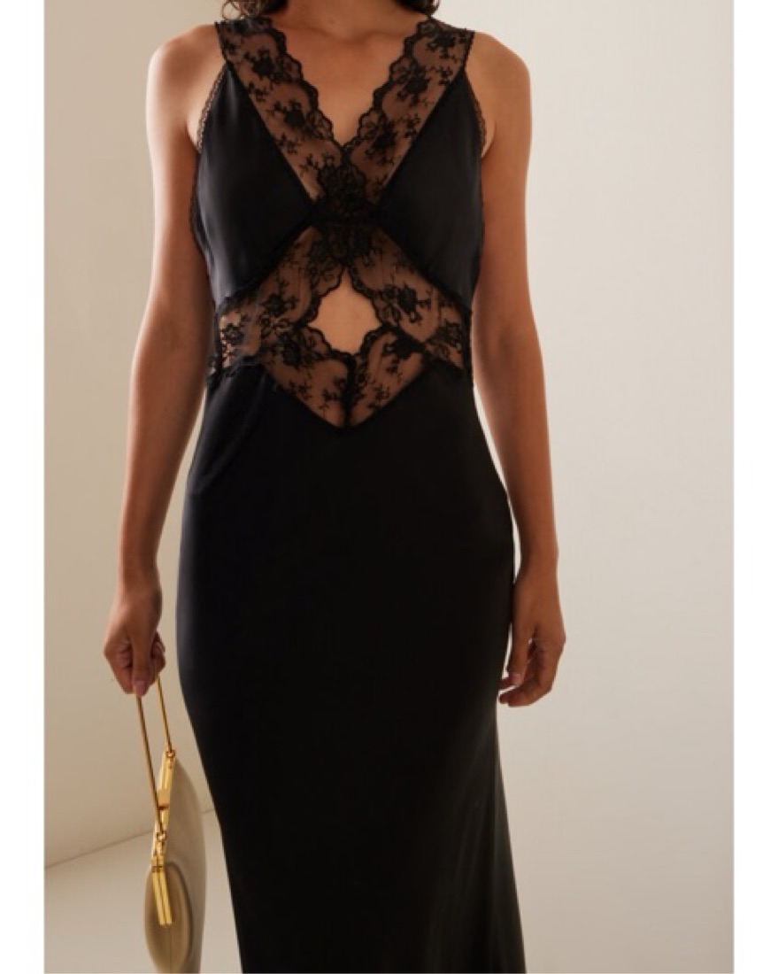 Black SIR Lace Slip Dress | Pickle