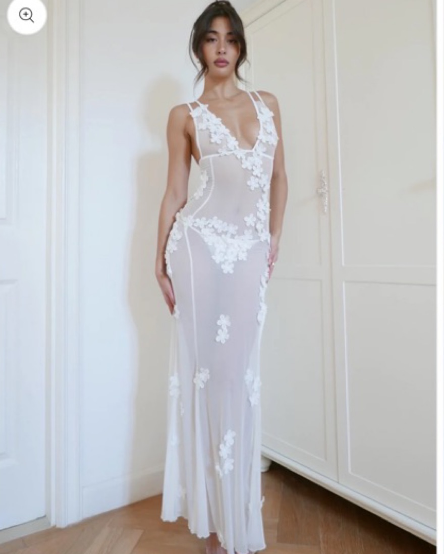 silver lace for dress Silver Wedding Dresses Tulle Ball Gown Lace Embroidery main image 0