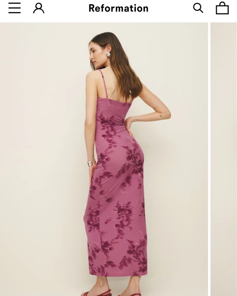 Reformation Elise Knit Dress by Reformation - Pickle