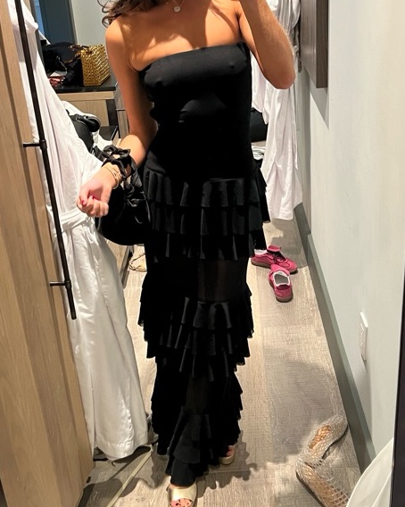 lorenza maxi dress in black superdown Shop the Lorenza Maxi Dress - Plum Brown main image 1