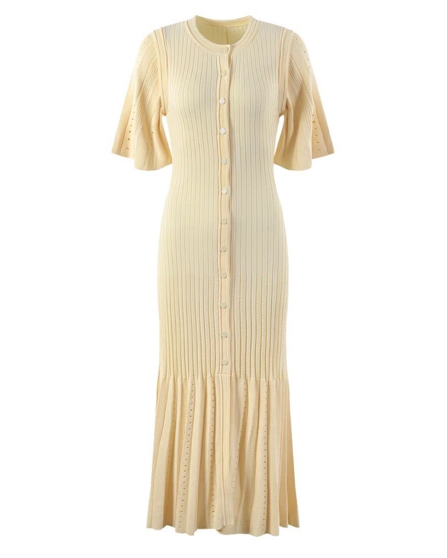 Cream Sandro midi Dress by Sandro - Pickle