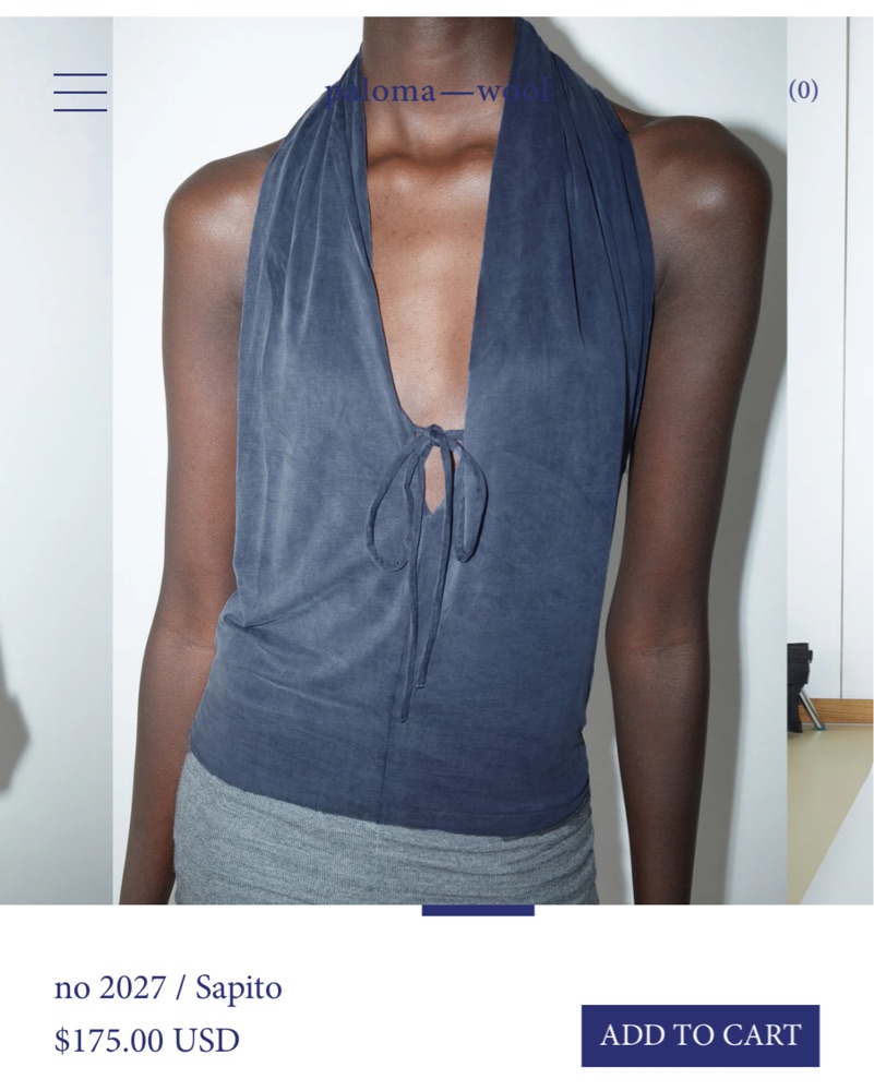 Paloma Wool Sapito Top in Blue | Pickle