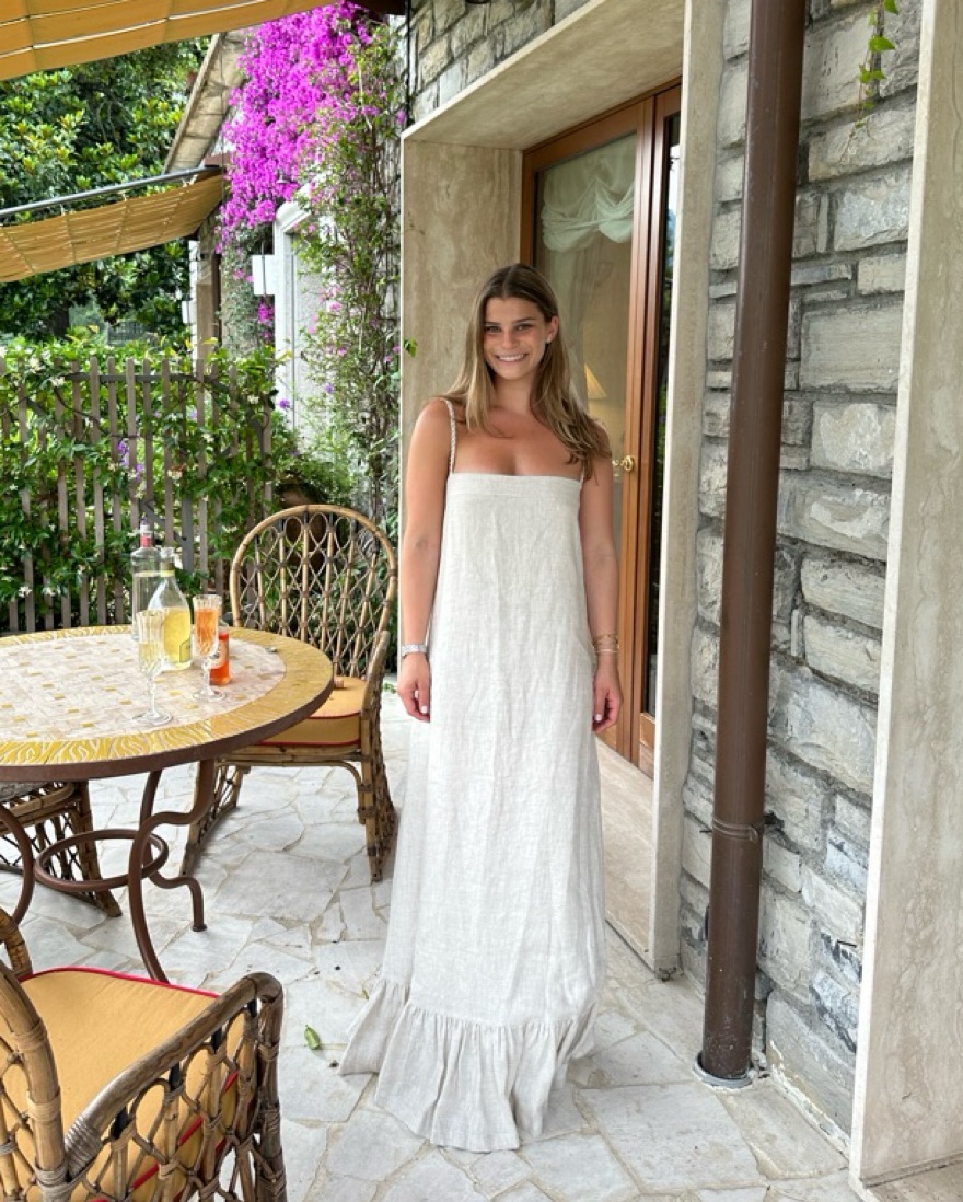 knitted prom dress Eliana Lace-Up Mermaid Glitter Knit Formal Dress main image 0