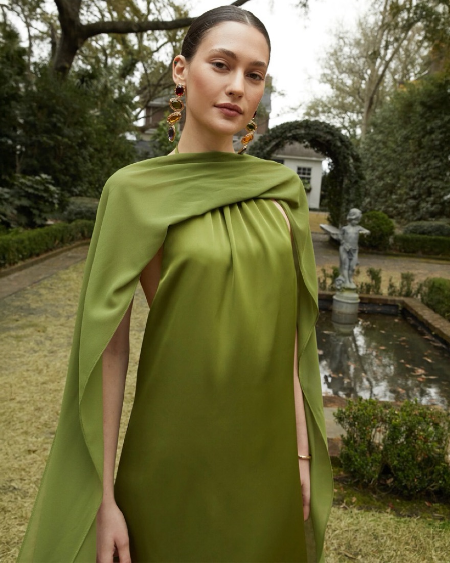 green flowy homecoming dresses Green Tulle See Through Sheer Homecoming Dress Party Dress main image 1