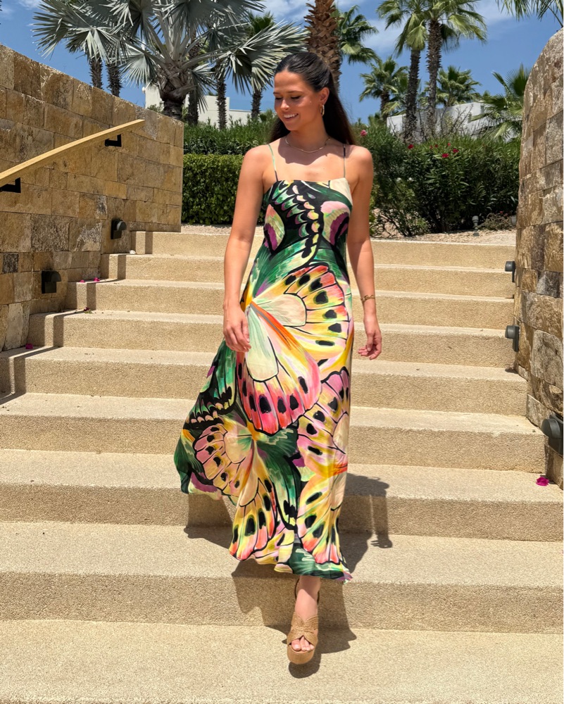 anthropologie farm rio maxi dress Farm Rio for Anthropologie Soigne Maxi Dress