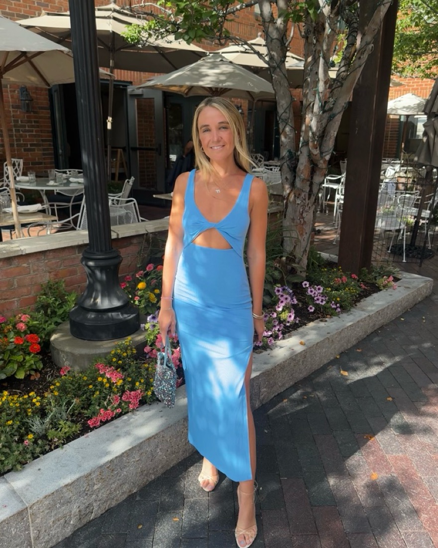 x REVOLVE Nico Dress LSPACE Xs Blue | Pickle