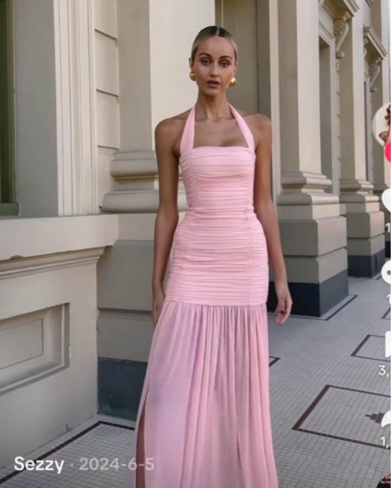 hot pink satin dress long Charming Mermaid One Shoulder Hot Pink Satin Long Prom Dresses with Sl –  formalgowns main image 0