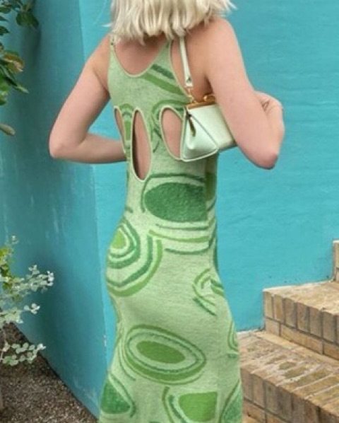 House Of Sunny Green Knit Dress by House of Sunny - Pickle