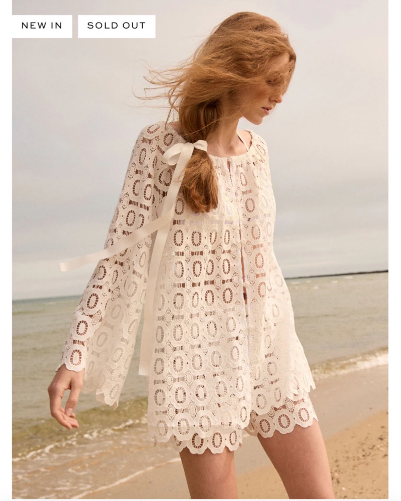 Hill House White Short Set | Pickle