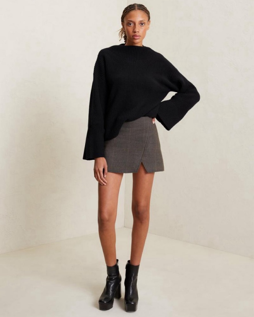 A.L.C. Rylee Mini Skirt Charcoal Multi | Pickle