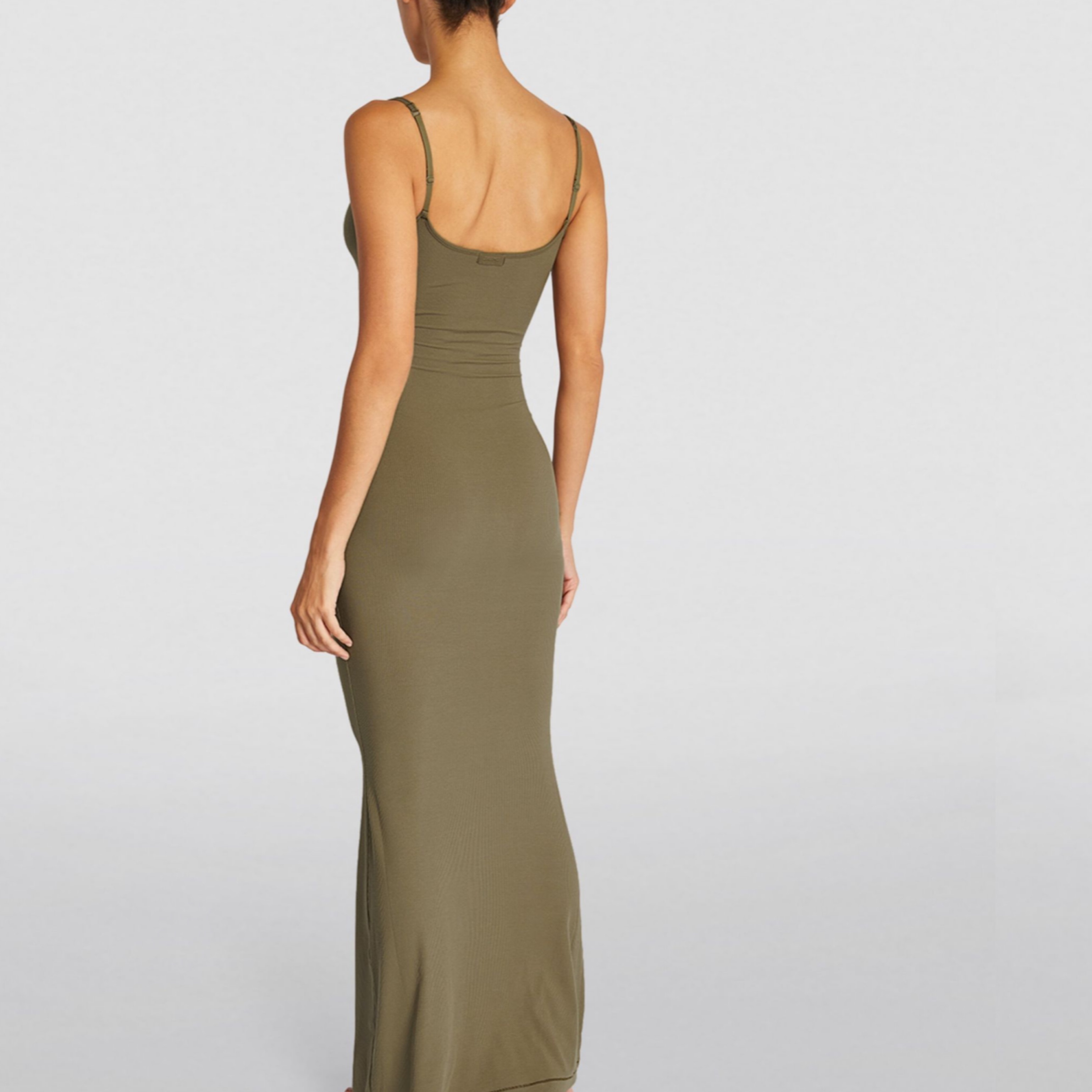 SKIMS Green Soft Lounge Long Slip Dress by Skims - Pickle