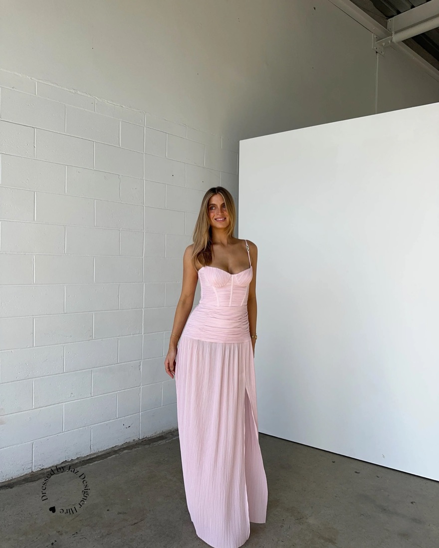 Manning Cartell Double Time Pleat Dress | Pink Wedding Guest Dress, Pink  Formal Dress by Manning Cartell - Pickle