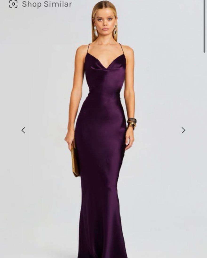 lila silk dress retrofete Retrofete Ina Halterneck Silk Dress In Purple - 47% Off
