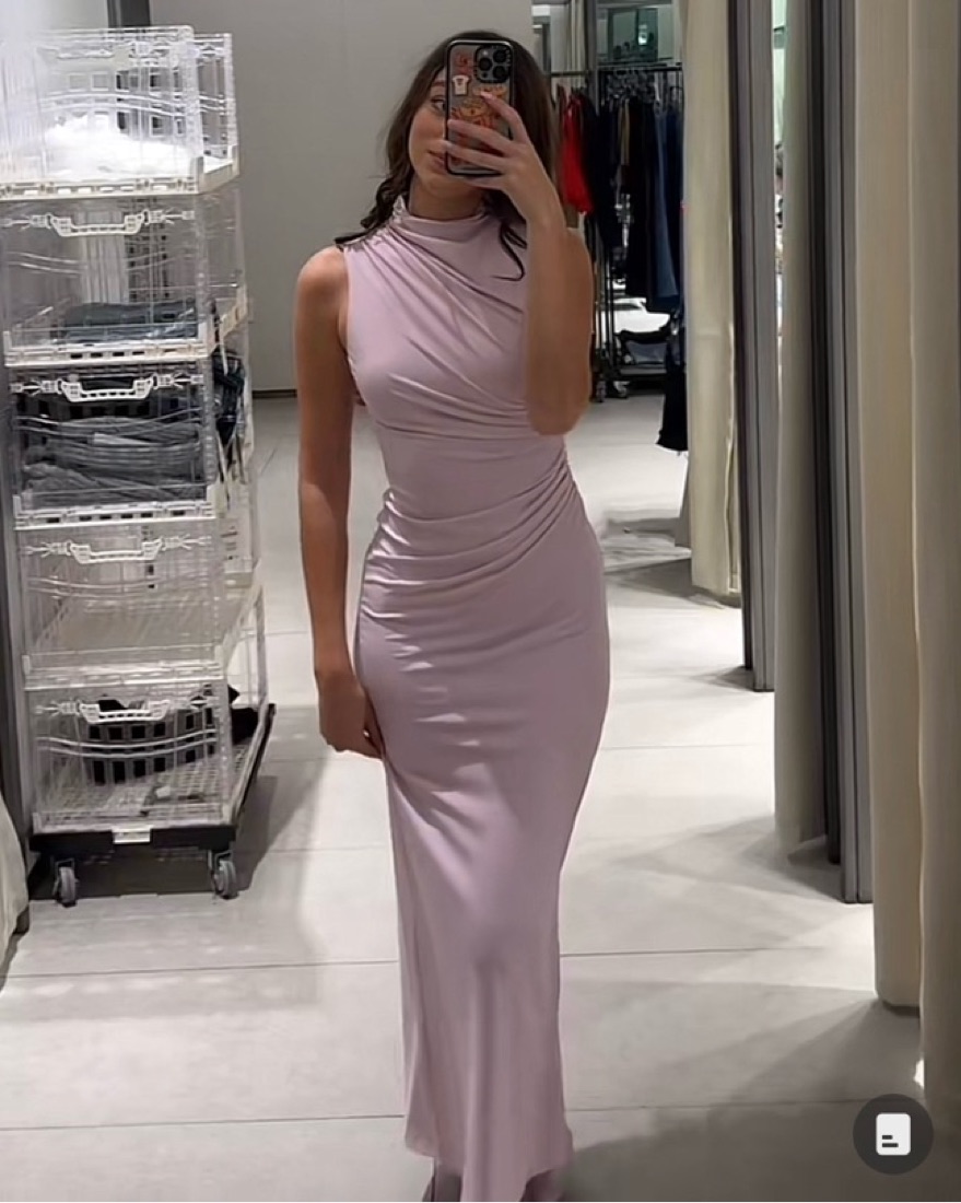 zara pink dress viral Viral Zara Pink Dress by Zara