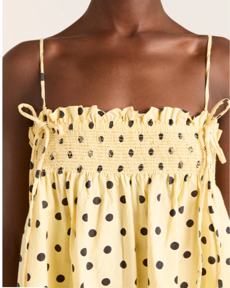 gold dot dress Andorra Maxi Dress