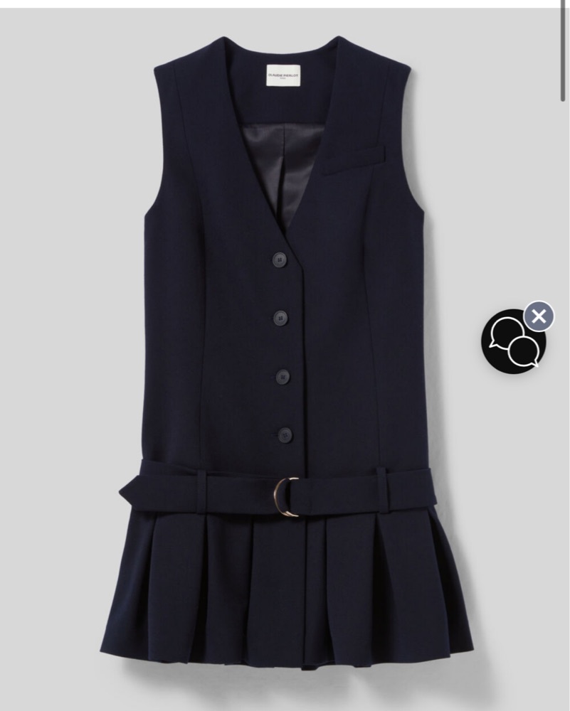 Claudie Pierlot Pleated Mini Dress by Claudie Pierlot - Pickle