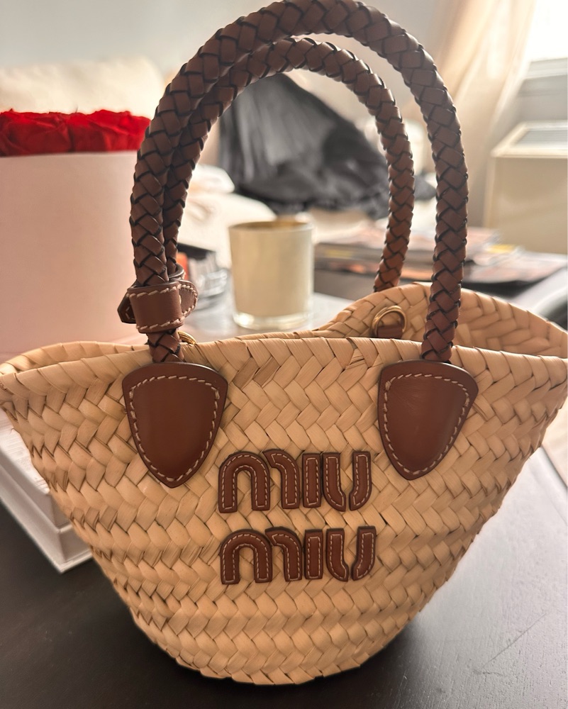 miu miu beach bag mini by Miu Miu - Pickle