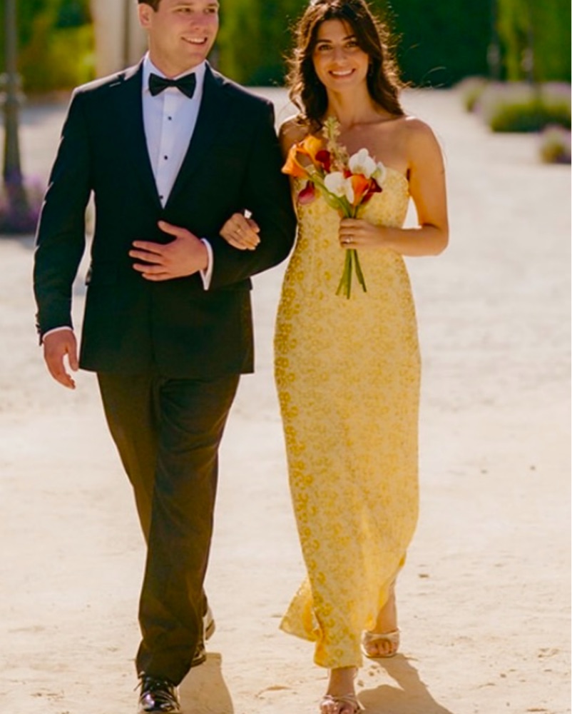 $1300 SIMKHAI Savia Buttercream Dress by Jonathan Simkhai - Pickle