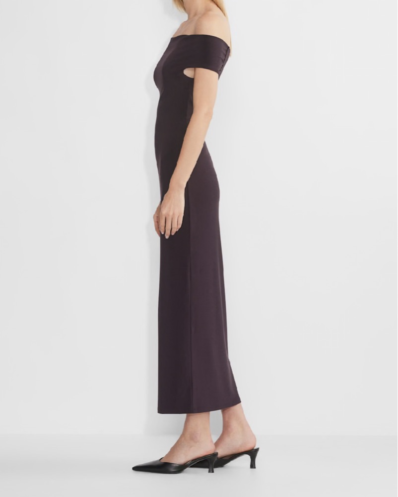 prom dresses purple long A-line Purple Straps Satin and Tulle Evening Dress, Purple Prom Dress
