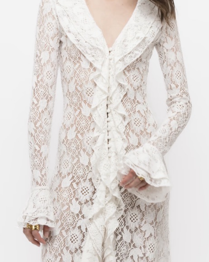 Arakii Lily White Lace Dress by Arakii - Pickle